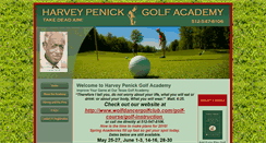 Desktop Screenshot of harveypenickgolfacademy.com